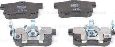 BOSCH 0 986 494 233 - Brake Pad Set, disc brake parts5.com