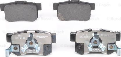 BOSCH 0 986 494 233 - Brake Pad Set, disc brake parts5.com