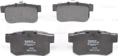 BOSCH 0 986 494 233 - Brake Pad Set, disc brake parts5.com