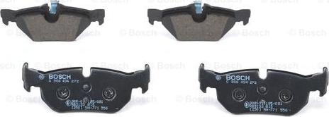 BOSCH 0 986 494 272 - Juego de pastillas de freno parts5.com