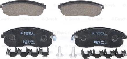 BOSCH 0 986 494 277 - Brake Pad Set, disc brake parts5.com