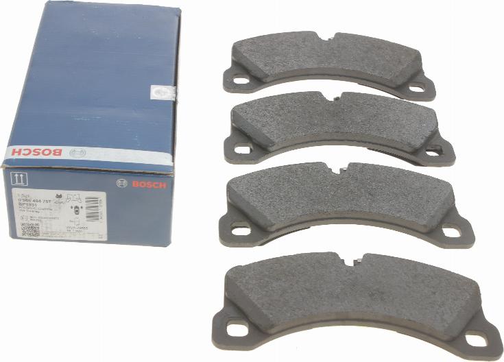 BOSCH 0 986 494 757 - Brake Pad Set, disc brake parts5.com