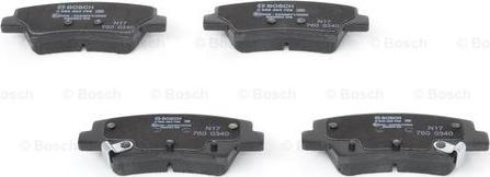 BOSCH 0 986 494 768 - Juego de pastillas de freno parts5.com