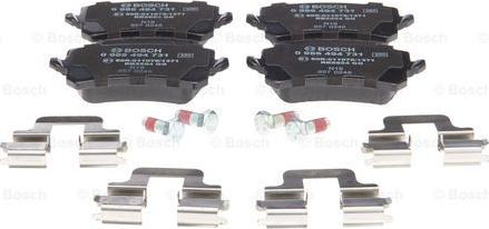 BOSCH 0 986 494 731 - Juego de pastillas de freno parts5.com