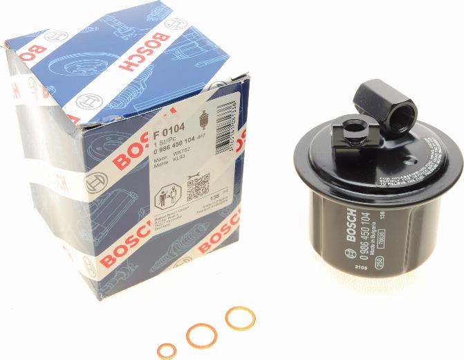 BOSCH 0 986 450 104 - Palivový filter parts5.com