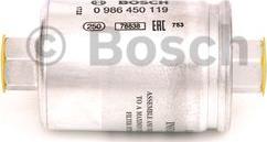 BOSCH 0 986 450 119 - Filtro combustible parts5.com