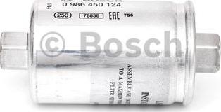 BOSCH 0 986 450 124 - Filtru combustibil parts5.com