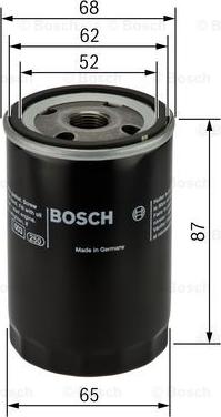 BOSCH 0 986 452 060 - Маслен филтър parts5.com