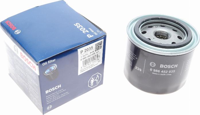 BOSCH 0 986 452 035 - Маслен филтър parts5.com