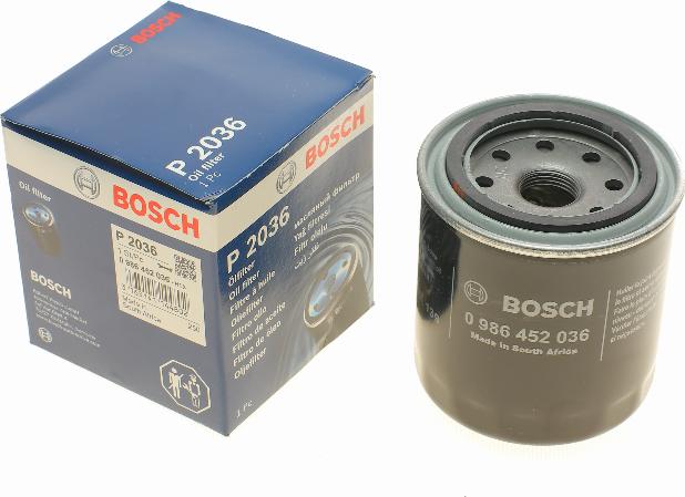 BOSCH 0 986 452 036 - Filtru ulei parts5.com