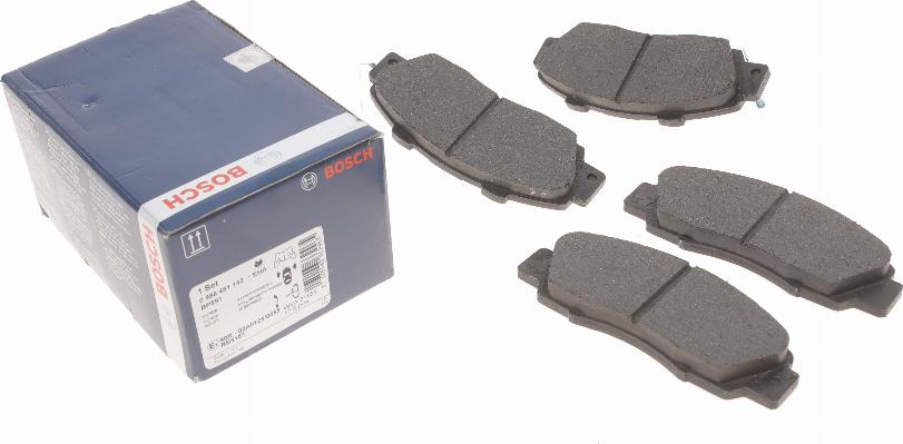 BOSCH 0 986 461 142 - Fékbetétkészlet, tárcsafék parts5.com