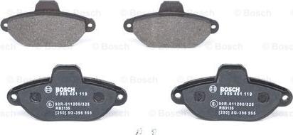 BOSCH 0 986 461 119 - Set placute frana,frana disc parts5.com