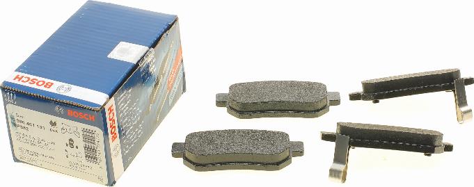 BOSCH 0 986 461 131 - Brake Pad Set, disc brake parts5.com