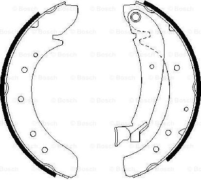 BOSCH 0 986 487 522 - Komplet kočnih čeljusti parts5.com