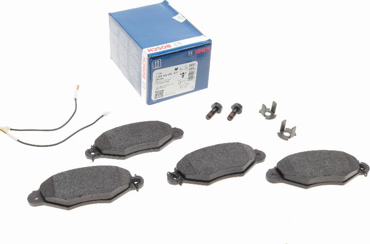 BOSCH 0 986 424 455 - Σετ τακάκια, δισκόφρενα parts5.com