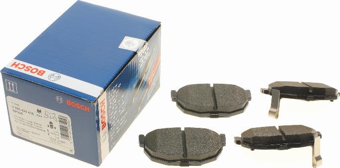 BOSCH 0 986 424 418 - Brake Pad Set, disc brake parts5.com