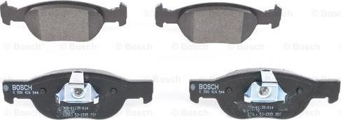 BOSCH 0 986 424 544 - Juego de pastillas de freno parts5.com