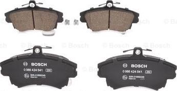 BOSCH 0 986 424 541 - Brake Pad Set, disc brake parts5.com