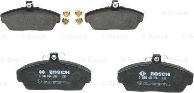 BOSCH 0 986 424 566 - Juego de pastillas de freno parts5.com