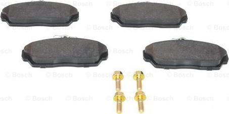 BOSCH 0 986 424 566 - Juego de pastillas de freno parts5.com