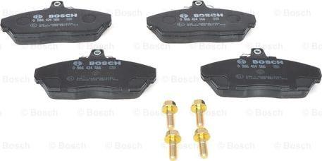 BOSCH 0 986 424 566 - Juego de pastillas de freno parts5.com