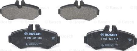 BOSCH 0 986 424 516 - Piduriklotsi komplekt,ketaspidur parts5.com