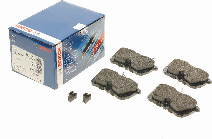 BOSCH 0 986 424 661 - Kit de plaquettes de frein, frein à disque parts5.com