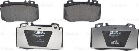 BOSCH 0 986 424 705 - Brake Pad Set, disc brake parts5.com