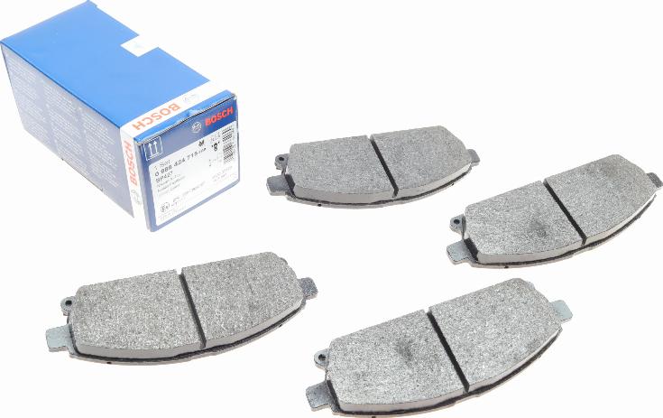 BOSCH 0 986 424 715 - Brake Pad Set, disc brake parts5.com