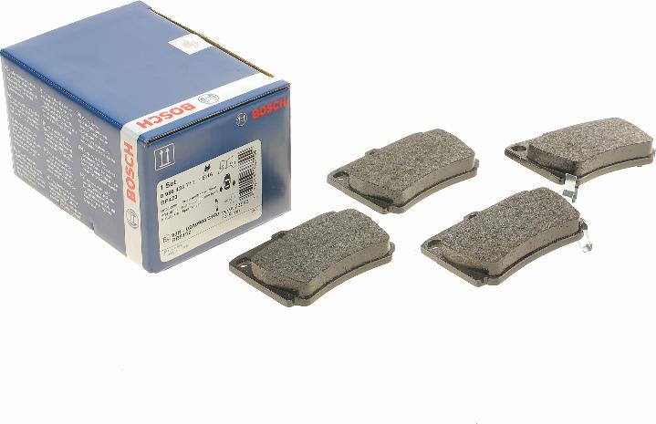 BOSCH 0 986 424 711 - Brake Pad Set, disc brake parts5.com