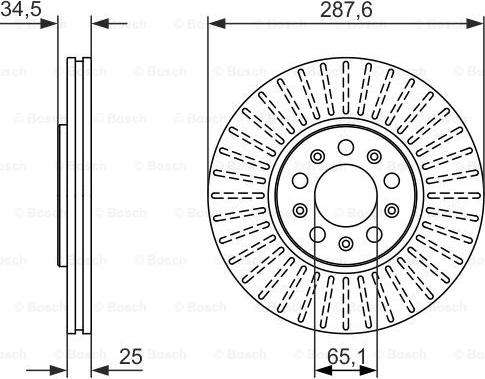 BOSCH 0 986 479 914 - Brake Disc parts5.com