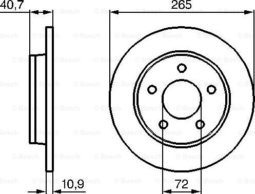 BOSCH 0 986 479 C77 - Disco de freno parts5.com