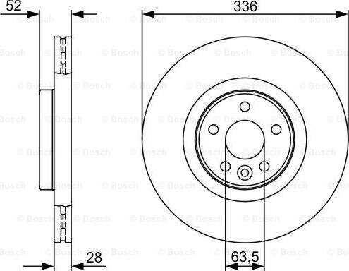 BOSCH 0 986 479 395 - Disco de freno parts5.com