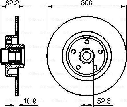 TRW DF4228 - Bremsscheibe parts5.com