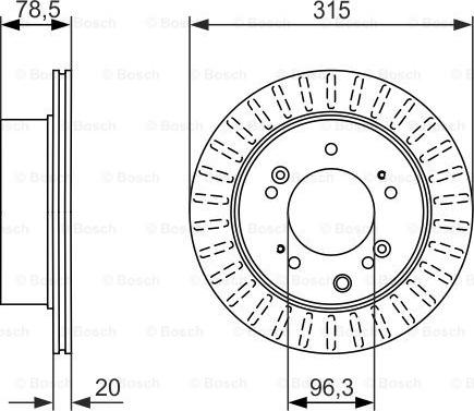 BOSCH 0 986 479 793 - Disco de freno parts5.com