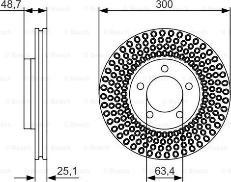 BOSCH 0 986 479 701 - Brake Disc parts5.com