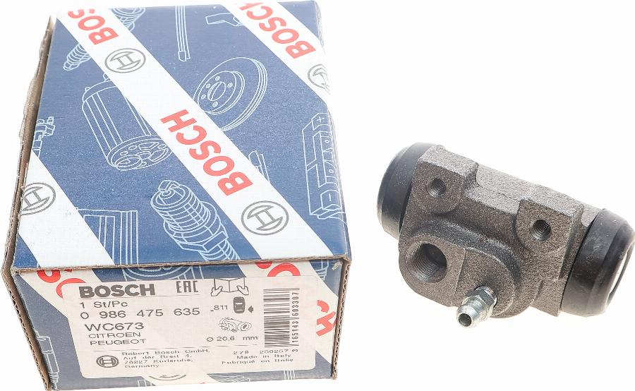 BOSCH 0 986 475 635 - Kočioni cilindar točka parts5.com