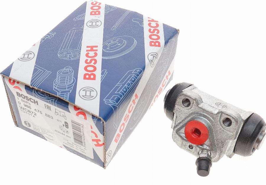 BOSCH 0 986 475 883 - Kolesni zavorni valj parts5.com