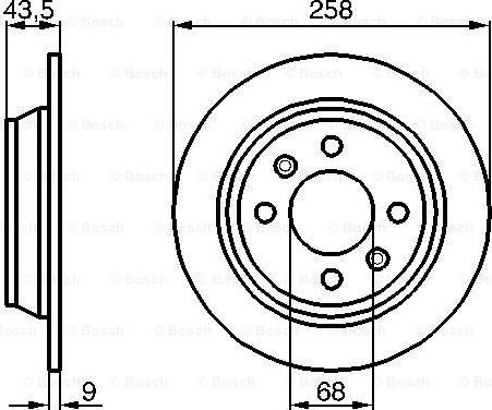 BOSCH 0 986 478 374 - Féktárcsa parts5.com