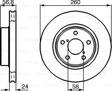 BOSCH 0 986 478 293 - Δισκόπλακα parts5.com