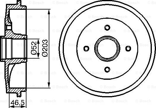 BOSCH 0 986 477 124 - Fren kampanası parts5.com