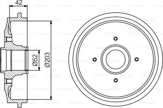 BOSCH 0 986 477 201 - Fren kampanası parts5.com