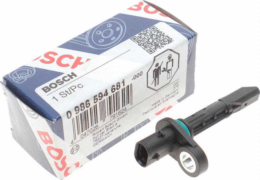 BOSCH 0 986 594 681 - Sensor, wheel speed parts5.com