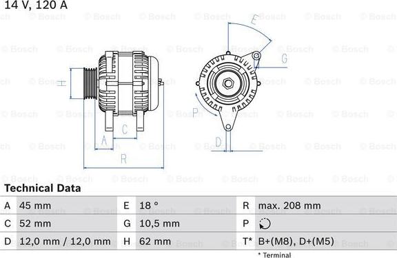 BOSCH 0 986 049 400 - Alternator parts5.com