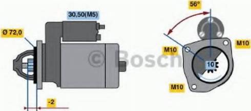 BOSCH 0 986 018 970 - Rozrusznik parts5.com