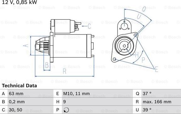 BOSCH 0 986 024 190 - Μίζα parts5.com