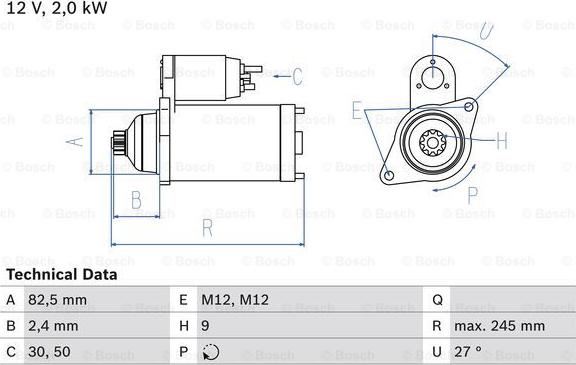 BOSCH 0 986 021 220 - Uputnik parts5.com