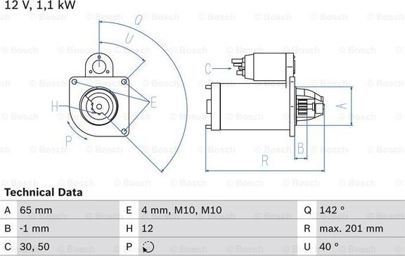 BOSCH 0 986 021 741 - Starter parts5.com