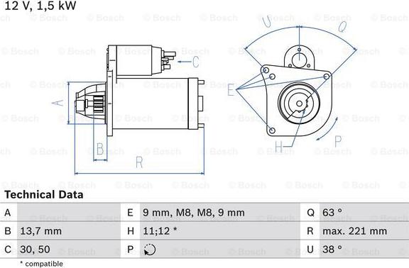 BOSCH 0 986 022 790 - Zaganjalnik parts5.com