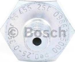 BOSCH 0 986 345 000 - Snímač tlaku oleja parts5.com